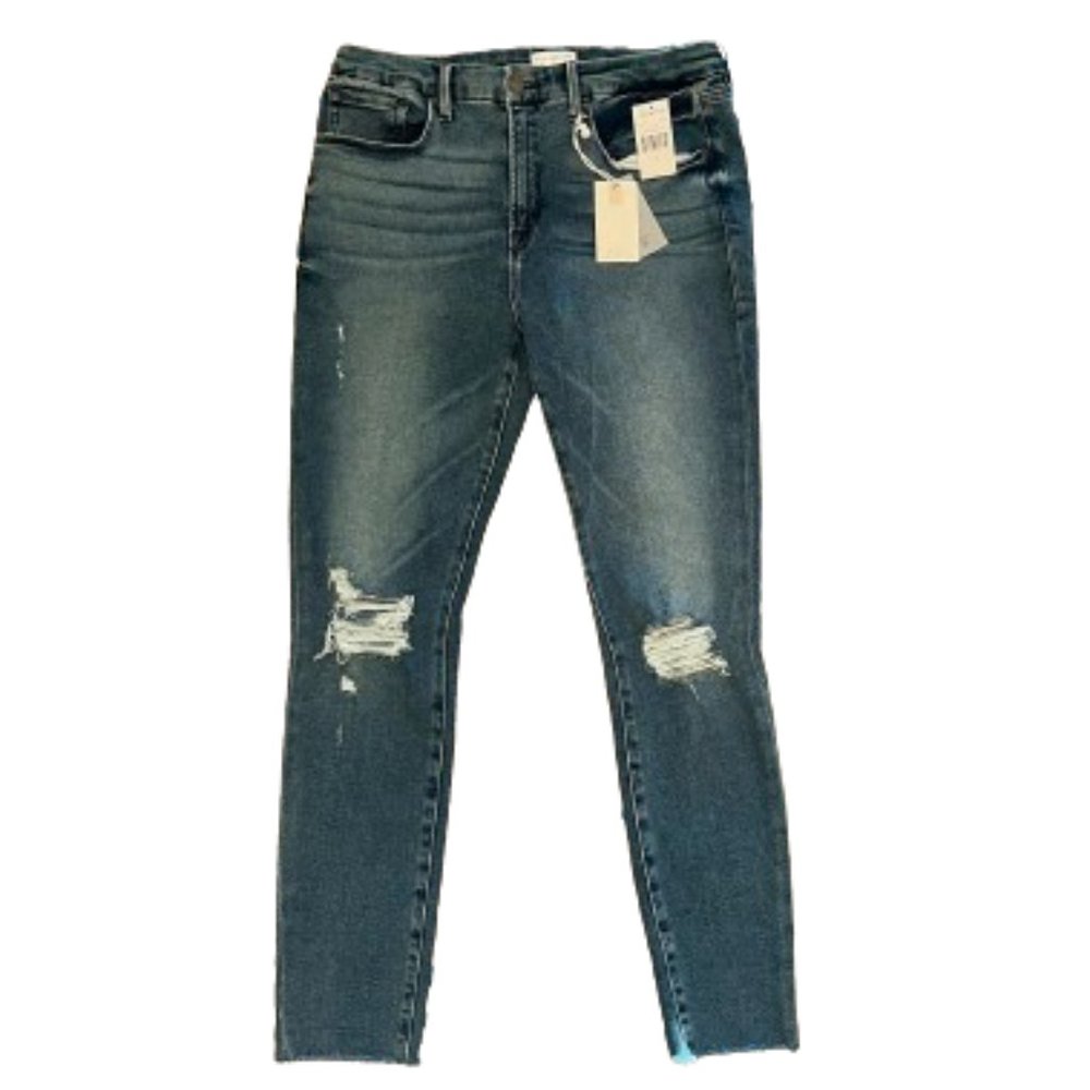 NWT Good American Good Legs fray hem size 14/32 jeans